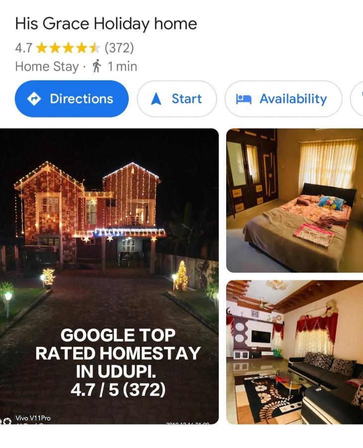 His Grace Holiday Home - Nr To Malpe Beach Udupi Exteriör bild